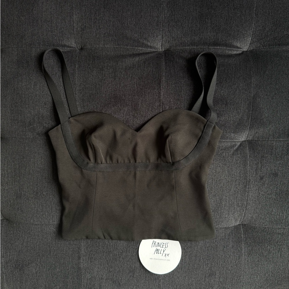 Princess Polly Black Bustier Top